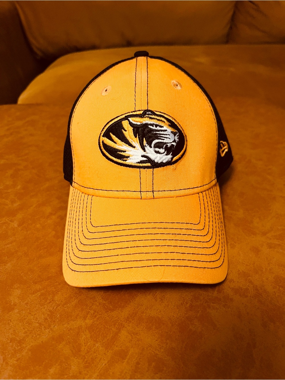 New Era Black & Yellow Two-Tone Baseball Cap Jacksonville Jaguars